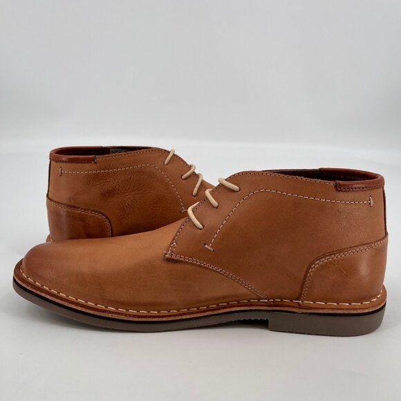 Steve Madden Hestonn Chukka Boots Size 10 Tan Leather Upper Casual Dress - Picture 11 of 14